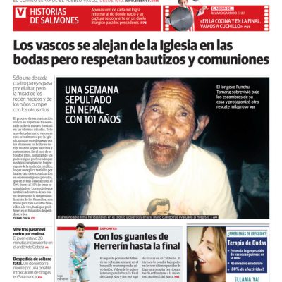 Periódico  “El Correo”-España- Bilbao