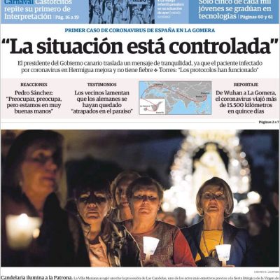 Periódico  “El día” – la opinión de Tenerife